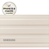 SAMSUNG MU-PE1T0K 1000 GB Beige, Disco a stato solido beige, 1000 GB, USB tipo-C, 3.2 Gen 2 (3.1 Gen 2), 1050 MB/s, Protezione della password, Beige
