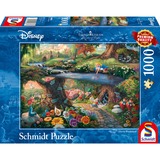 Schmidt Spiele Thomas Kinkade: Painter of Light - Disney - Alice nel Paese delle Meraviglie, Puzzle 