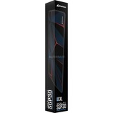 Sharkoon SKILLER SGP30 Tappetino per mouse per gioco da computer Nero, Blu, Arancione, Gioco mouse pad blu scuro/Rosso, Nero, Blu, Arancione, Fantasia, Gomma, Tessile, Barra appoggiaferro antiscivolo, Tappetino per mouse per gioco da computer
