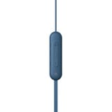 Sony WI-C100 Auricolare Wireless In-ear Musica e Chiamate Bluetooth Blu, Cuffie blu, Wireless, Musica e Chiamate, 20 - 20000 Hz, 20 g, Auricolare, Blu