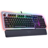 Thermaltake Argent K5 RGB tastiera USB QWERTY Inglese Titanio titanio/Nero, Full-size (100%), USB, Interruttore a chiave meccanica, QWERTY, LED RGB, Titanio