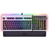Thermaltake Argent K5 RGB tastiera USB QWERTY Inglese Titanio, Tastiera da gioco titanio/Nero, Full-size (100%), USB, Interruttore a chiave meccanica, QWERTY, LED RGB, Titanio
