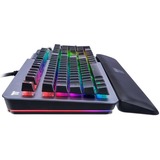 Thermaltake Argent K5 RGB tastiera USB QWERTY Inglese Titanio, Tastiera da gioco titanio/Nero, Full-size (100%), USB, Interruttore a chiave meccanica, QWERTY, LED RGB, Titanio