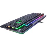 Thermaltake Argent K5 RGB tastiera USB QWERTY Inglese Titanio, Tastiera da gioco titanio/Nero, Full-size (100%), USB, Interruttore a chiave meccanica, QWERTY, LED RGB, Titanio