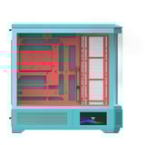 Thermaltake CA-11H-00FLWN-00, Torre grande telaio Menta/Bacca