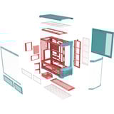 Thermaltake CA-11H-00FLWN-00, Torre grande telaio Menta/Bacca