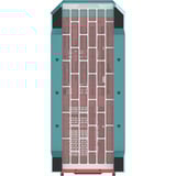 Thermaltake View 600 TG Mint Strawberry, Torre grande telaio Menta/Bacca