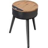 Unold 86545 stufetta elettrica Interno Nero, Legno Riscaldatore ambiente elettrico con ventilatore, Termoventilatore Nero/legno, Riscaldatore ambiente elettrico con ventilatore, Ceramica, 1,2 m, Interno, Nero, Legno, Plastica