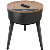 Unold 86545 stufetta elettrica Interno Nero, Legno Riscaldatore ambiente elettrico con ventilatore, Termoventilatore Nero/legno, Riscaldatore ambiente elettrico con ventilatore, Ceramica, 1,2 m, Interno, Nero, Legno, Plastica