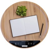 Unold 86545 stufetta elettrica Interno Nero, Legno Riscaldatore ambiente elettrico con ventilatore, Termoventilatore Nero/legno, Riscaldatore ambiente elettrico con ventilatore, Ceramica, 1,2 m, Interno, Nero, Legno, Plastica