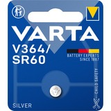 VARTA -V364 Batterie per uso domestico, Batteria Batteria monouso, SR60, Ossido d'argento (S), 1,55 V, 1 pz, 20 mAh