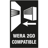Wera 05051540001, Set di bit Nero/Verde