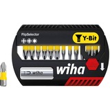 Wiha Set di punte FlipSelector Y-Bit 25mm, 13 pezzi, Set di bit Nero/Giallo