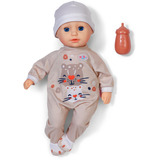 ZAPF Creation BABY born Anna Beige 36cm, Bambola beige, BABY born Anna Beige 36cm, Bambola bambina, Genere neutro, 1 anno/i, 360 mm, Multicolore