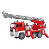 bruder MAN Fire engine with selwing ladder veicolo giocattolo, Veicolo modello rosso/Bianco, 4 anno/i, ABS sintetico, Multicolore