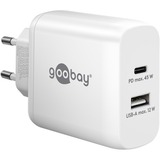 goobay 65412, Caricabatterie bianco