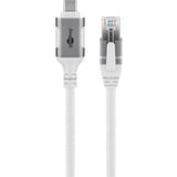 goobay Cavo Ethernet USB-C 3.2 Gen2 connettore > connettore RJ-45, Scheda di rete bianco