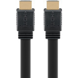 goobay Cavo piatto HDMI 2.1 ad alta velocità con Ethernet 8K / 60 Hz Nero