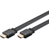 goobay Cavo piatto HDMI 2.1 ad alta velocità con Ethernet 8K / 60 Hz Nero
