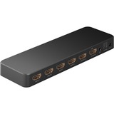 goobay Commutatore matrice HDMI 4 a 2 (4K @ 60Hz), Splitter HDMI Nero