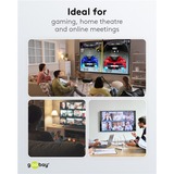 goobay Commutatore matrice HDMI 4 a 2 (4K @ 60Hz), Splitter HDMI Nero