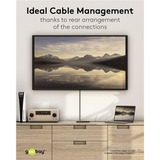 goobay Commutatore matrice HDMI 4 a 2 (4K @ 60Hz), Splitter HDMI Nero