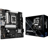 ASRock B860M-X, Scheda madre Nero/Argento