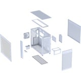 ASUS PRIME AP303 TG, Chassis Tower bianco