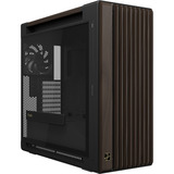ASUS PROART PA602 WALNUT WOOD TG PWM MODERN BLACK, Chassis Tower marrone/legno, Midi Tower, PC, Nero, Legno, ATX, DTX, EATX, micro ATX, Mini-DTX, Mini-ITX, Metallo, Legno, Gaming