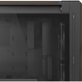 ASUS PROART PA602 WALNUT WOOD TG PWM MODERN BLACK, Chassis Tower marrone/legno, Midi Tower, PC, Nero, Legno, ATX, DTX, EATX, micro ATX, Mini-DTX, Mini-ITX, Metallo, Legno, Gaming