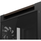 ASUS PROART PA602 WALNUT WOOD TG PWM MODERN BLACK, Chassis Tower marrone/legno, Midi Tower, PC, Nero, Legno, ATX, DTX, EATX, micro ATX, Mini-DTX, Mini-ITX, Metallo, Legno, Gaming