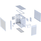 ASUS  90DC00V3-B39010, Chassis Tower bianco