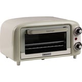 Ariete 3919 Forno Elettrico Vintage, 800W, Capacità 10L, Doppio vetro, Retrò, Beige, Mini forno bianco/verde chiaro, 800W, Capacità 10L, Doppio vetro, Retrò, Beige, 10 L, Beige, Libera installazione, Manopola, 90 - 230 °C, Beige