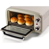 Ariete 3919 Forno Elettrico Vintage, 800W, Capacità 10L, Doppio vetro, Retrò, Beige, Mini forno bianco/verde chiaro, 800W, Capacità 10L, Doppio vetro, Retrò, Beige, 10 L, Beige, Libera installazione, Manopola, 90 - 230 °C, Beige