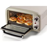 Ariete 3919 Forno Elettrico Vintage, 800W, Capacità 10L, Doppio vetro, Retrò, Beige, Mini forno bianco/verde chiaro, 800W, Capacità 10L, Doppio vetro, Retrò, Beige, 10 L, Beige, Libera installazione, Manopola, 90 - 230 °C, Beige