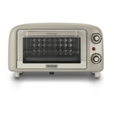 Ariete 3919 Forno Elettrico Vintage, 800W, Capacità 10L, Doppio vetro, Retrò, Beige, Mini forno bianco/verde chiaro, 800W, Capacità 10L, Doppio vetro, Retrò, Beige, 10 L, Beige, Libera installazione, Manopola, 90 - 230 °C, Beige