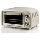 Ariete 3919 Forno Elettrico Vintage, 800W, Capacità 10L, Doppio vetro, Retrò, Beige, Mini forno bianco/verde chiaro, 800W, Capacità 10L, Doppio vetro, Retrò, Beige, 10 L, Beige, Libera installazione, Manopola, 90 - 230 °C, Beige