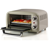 Ariete 3919 Forno Elettrico Vintage, 800W, Capacità 10L, Doppio vetro, Retrò, Beige, Mini forno bianco/verde chiaro, 800W, Capacità 10L, Doppio vetro, Retrò, Beige, 10 L, Beige, Libera installazione, Manopola, 90 - 230 °C, Beige