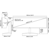 Arozzi AZ-NO-49TUW165, Monitor di gioco fucsia