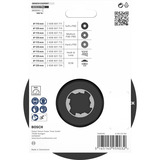 Bosch 2 608 601 724 accessorio per smerigliatrice Platorello, Platorello per levigatrice Platorello, 12,5 cm, Bosch, Nero, 12250 Giri/min, 1 pz