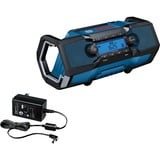 Bosch GPB 18V-2 C Professional Portatile Digitale Nero, Blu, Argento, Radio sito lavoro blu, Portatile, Digitale, FM, 87,5 - 108 MHz, Blu, Nero, Blu, Argento