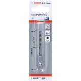 Bosch Punta elicoidale HSS PointTeQ Hex, Ø 2,5mm, Trapano 