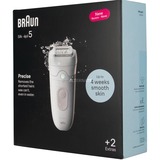 Braun 7500435225052, Epilatore bianco/Argento