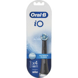 Braun Oral-B iO Pulizia Ultimativa Confezione da 4, Testina Nero