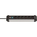 Brennenstuhl 1391030600, Ciabatta Nero/Argento