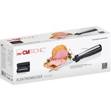 Clatronic EM 3702 coltello elettrico 120 W Nero, Argento Nero/in acciaio inox, Nero, Argento, Pane, Pesce, Frutta, Carne, Pasticceria, Vegetale, Lama dritta, 120 W, AC, 220 - 240 V