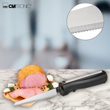 Clatronic EM 3702 coltello elettrico 120 W Nero, Argento Nero/in acciaio inox, Nero, Argento, Pane, Pesce, Frutta, Carne, Pasticceria, Vegetale, Lama dritta, 120 W, AC, 220 - 240 V