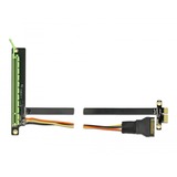 DeLOCK 85762 scheda di interfaccia e adattatore Interno PCIe PCIe, PCIe, Nero, Verde, 0,3 m, 1 pz