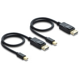 DeLOCK Scheda PCI-E x4 a 2x USB-C 40Gbps / 2x MiniDisplay LP, Scheda di interfaccia 