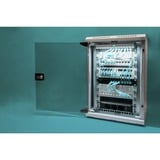 Digitus Alloggiamento a parete Kombi 254 mm (10") e 482,6 (19") mm, IT armadio grigio chiaro, 6 (19") mm, Da parete, 10U, 30 kg, Lucchetti, Gestione dei cavi ottimizzata, 10,3 kg